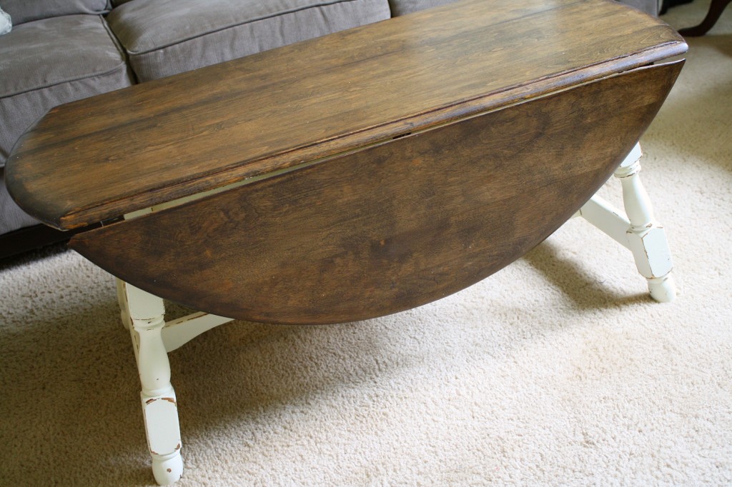 drop leaf farmhouse coffee table 