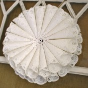 Doily Wreath