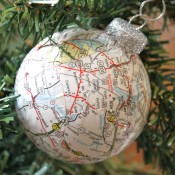 Map Ball Ornaments