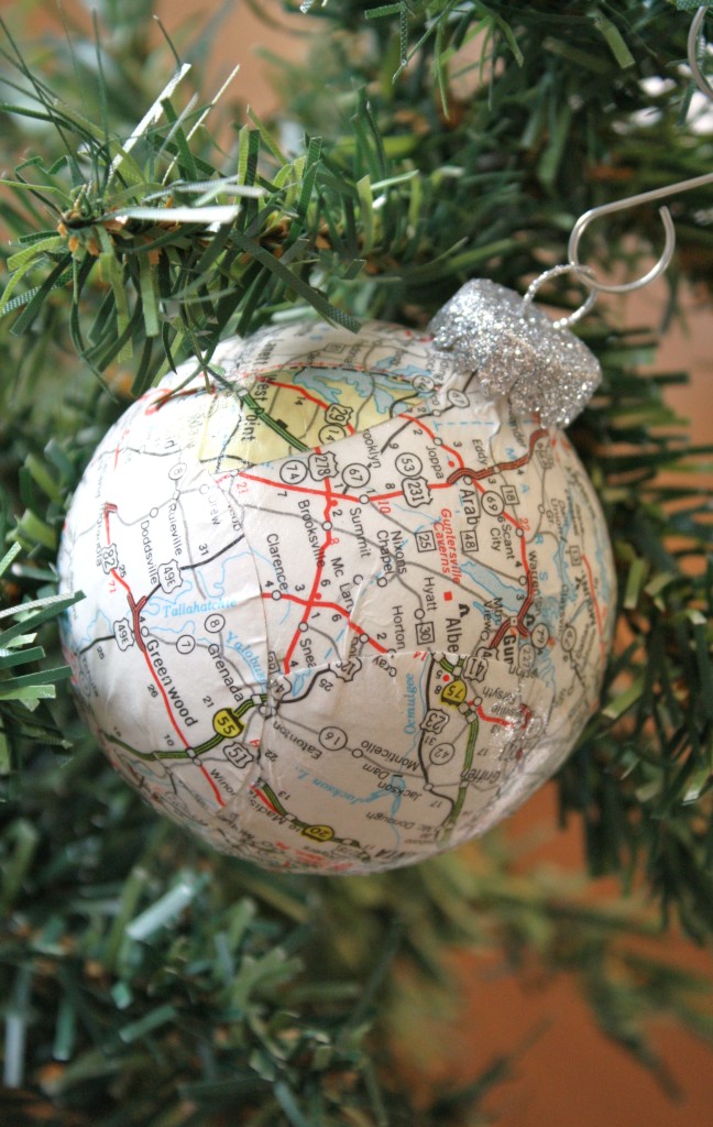 Map Ball Ornaments