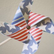 Patriotic Paper Pinwheels