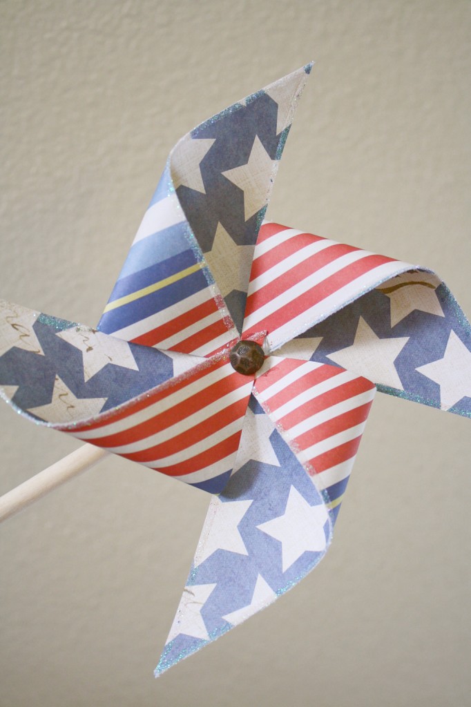 Patriotic Paper Pinwheels
