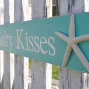 Beach Fence Sign