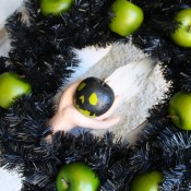 Poison Apple Halloween Wreath