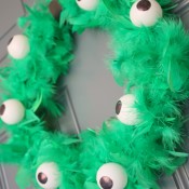 Quick and Easy Monster Wreath