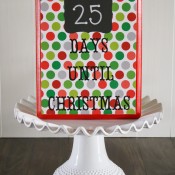 Christmas Chalkboard Countdown