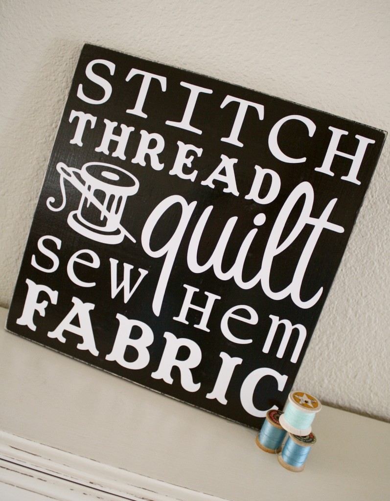 Sewing Subway Art