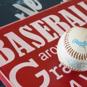 Baseball Subway Art