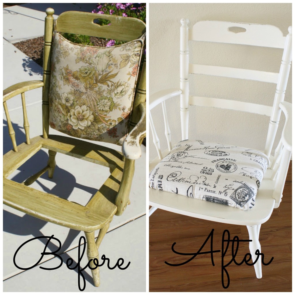 bottomless chair makeover