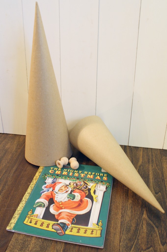 Vintage Book Christmas Trees