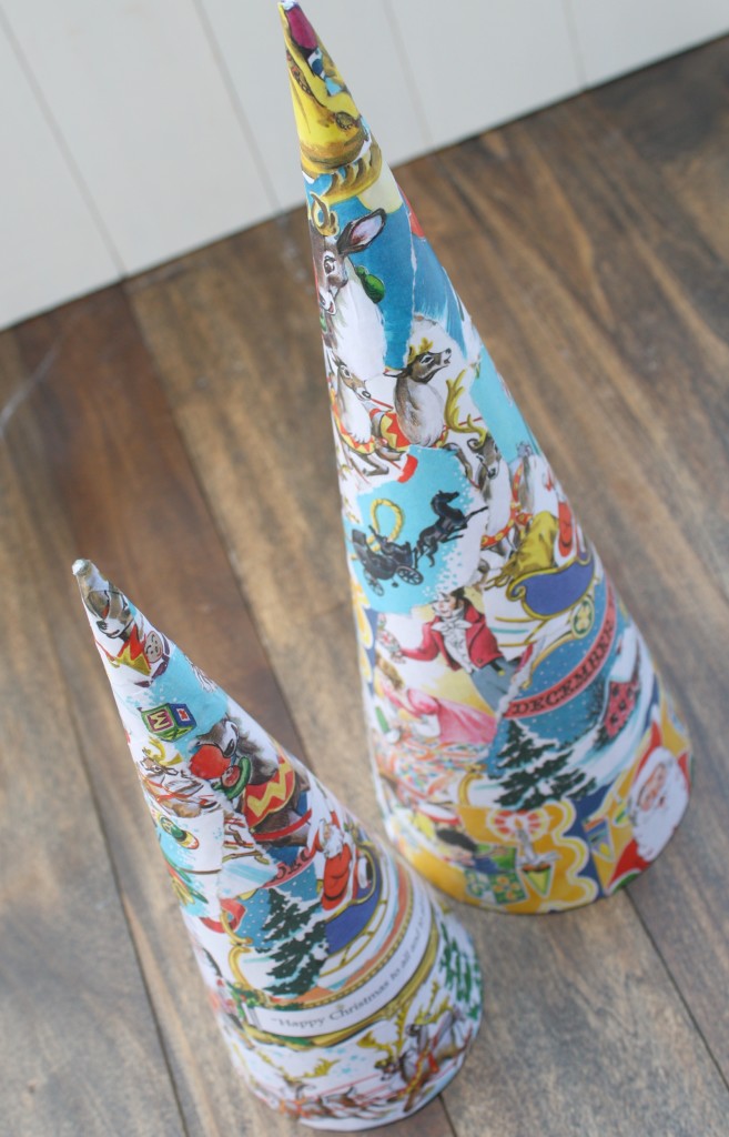 Vintage Book Christmas Trees