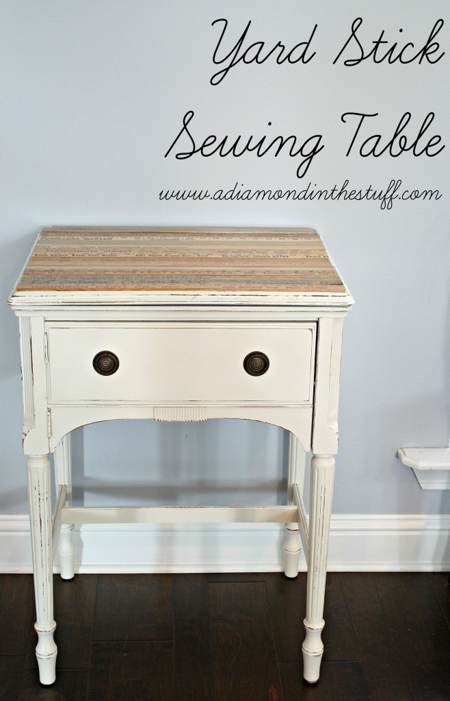 Yard Stick Sewing Table