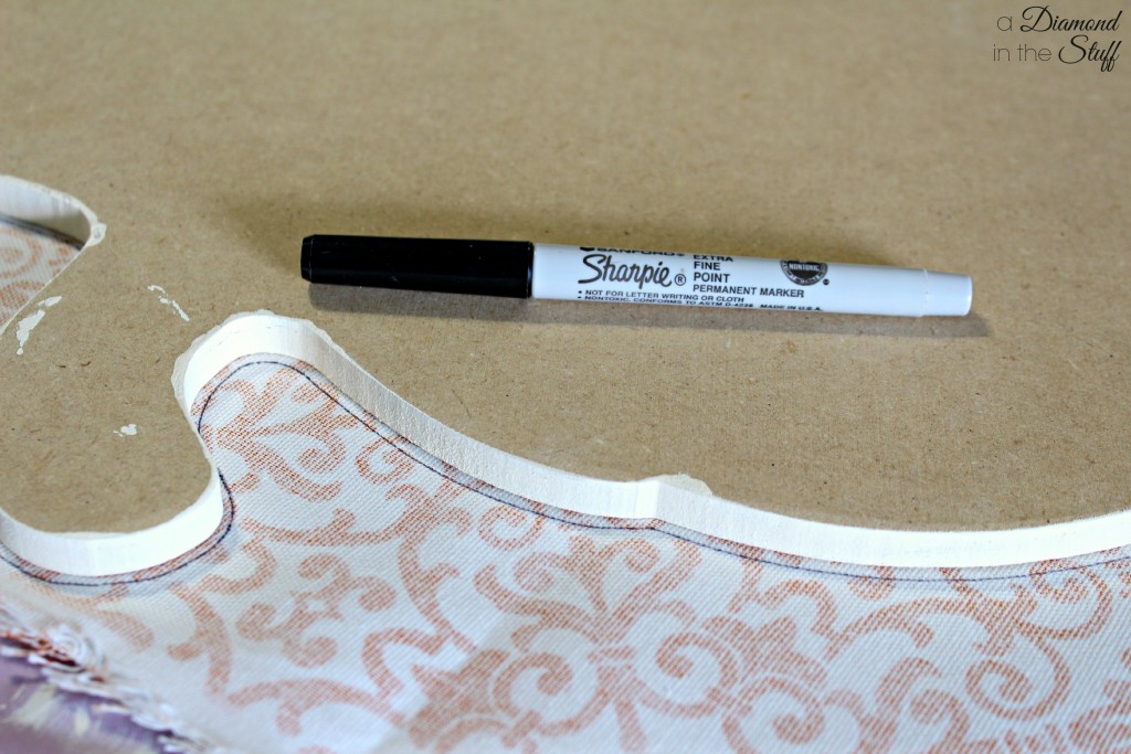 Decoupaged Pumpkin Door Hanger | A Diamond in the Stuff