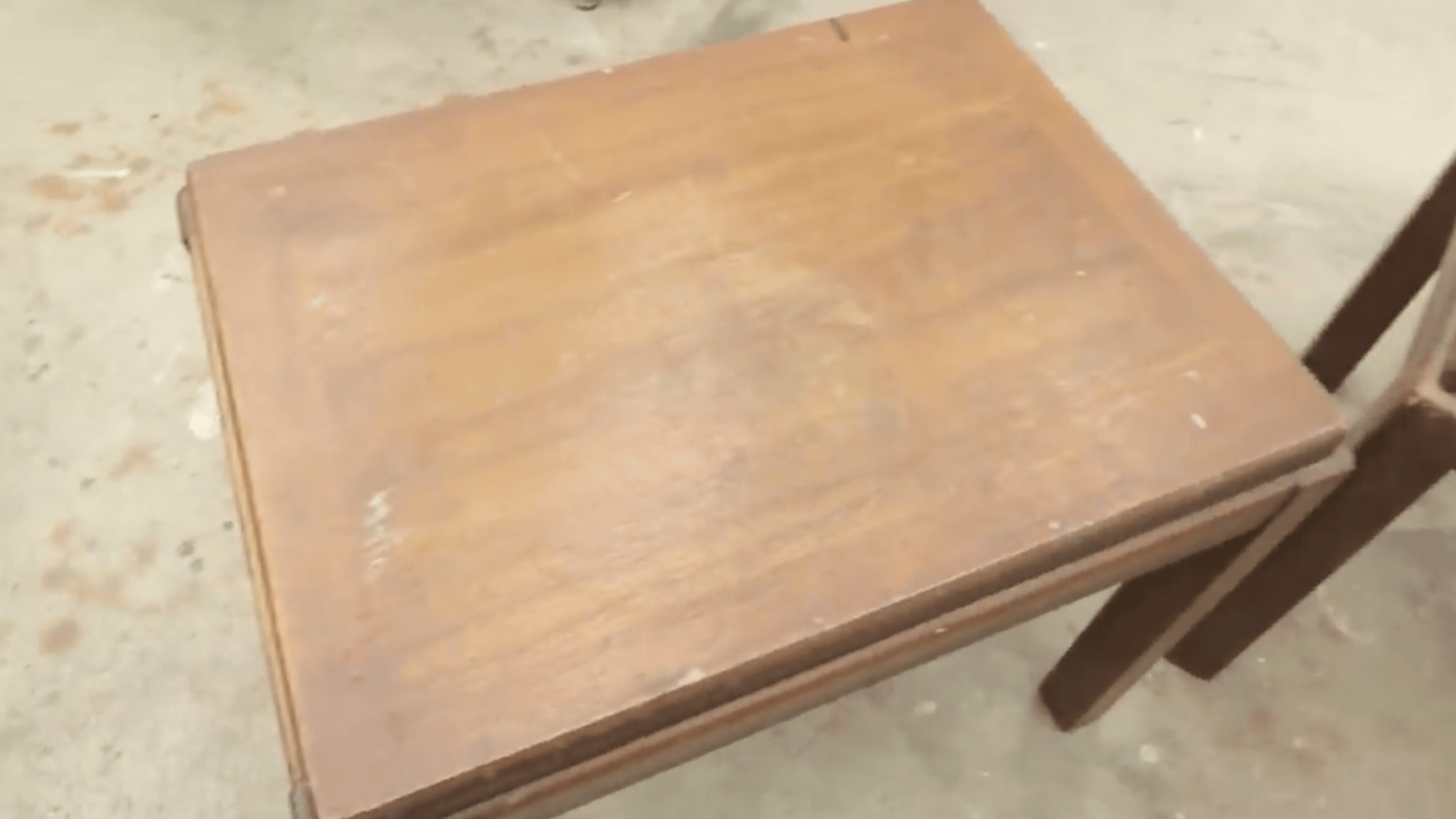 assess the table and prepare the workspace