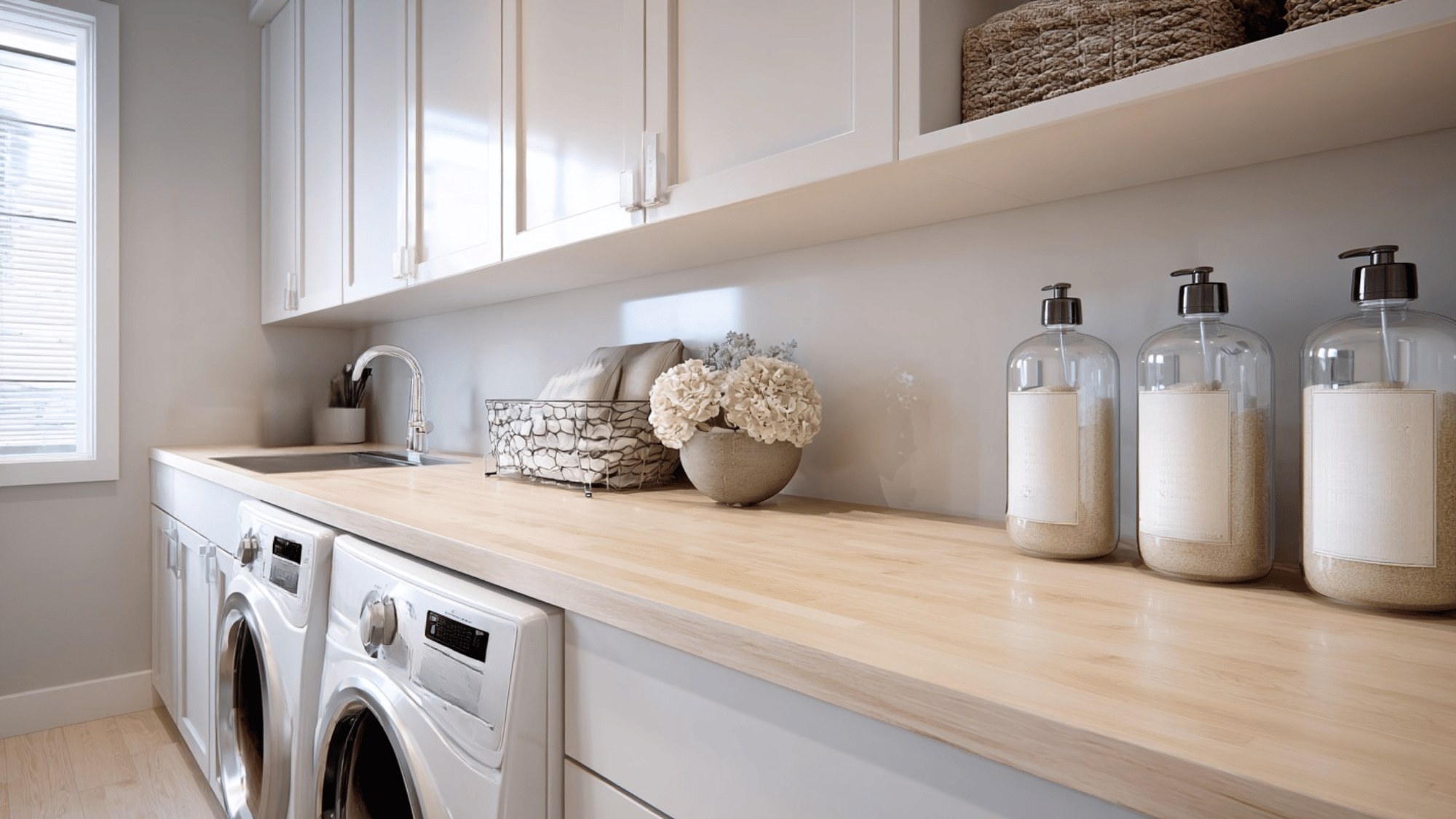 built in detergent dispenser