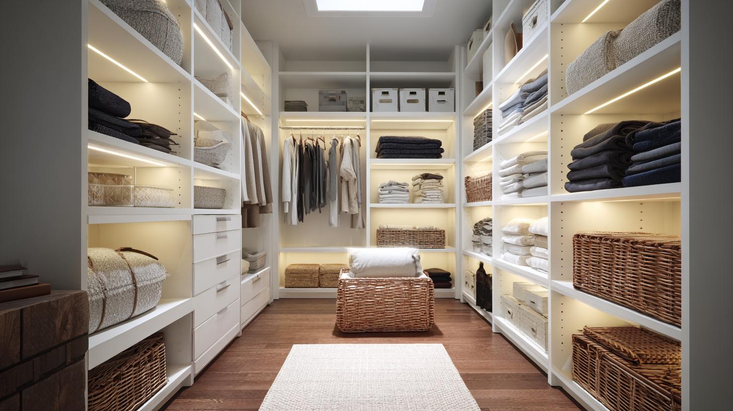 built in shelving for a custom look