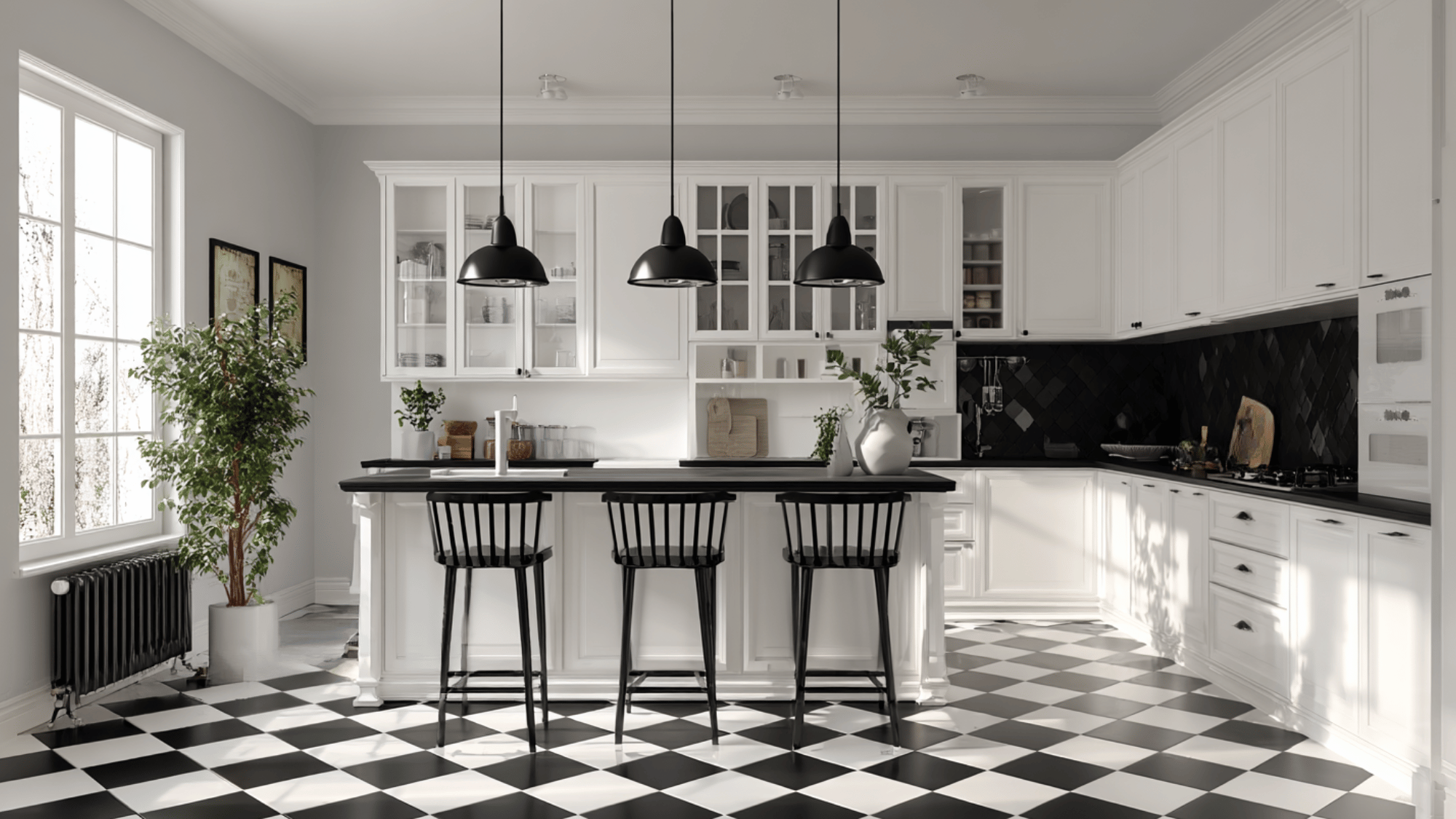 classic black and white duo