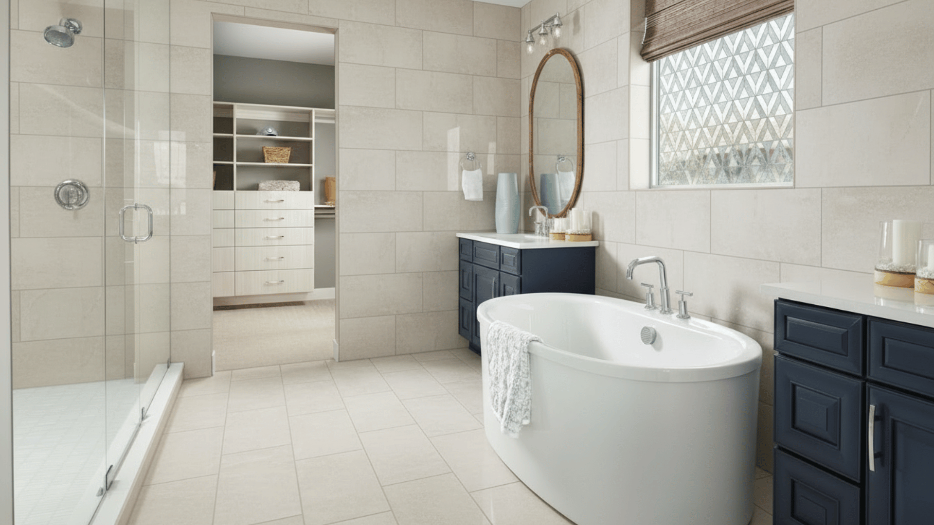 concrete look large format porcelain