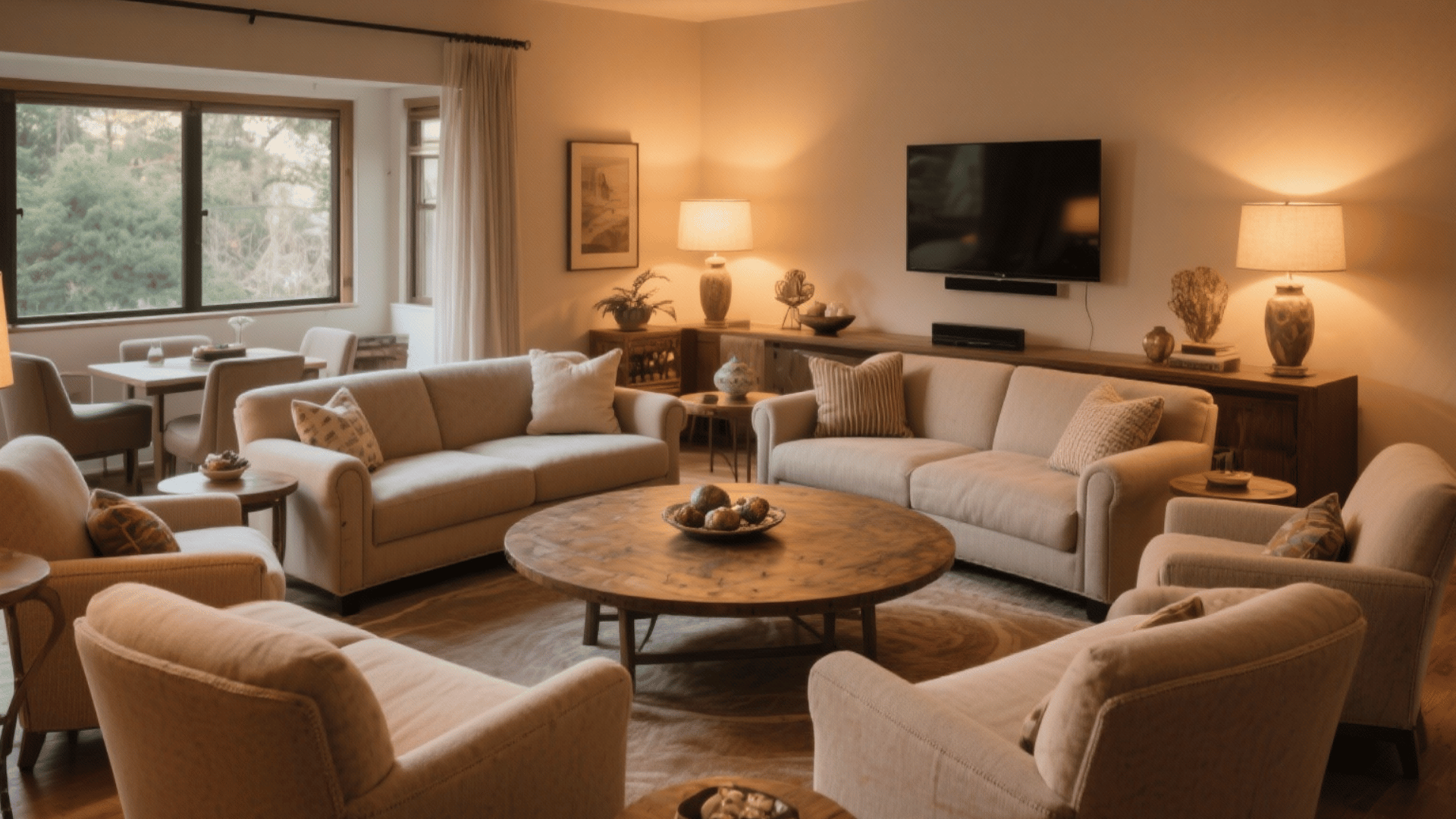 conversation circle arrangement