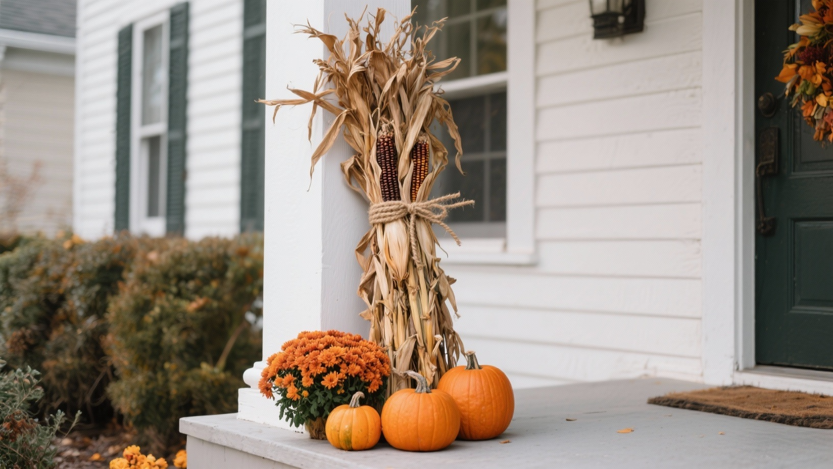 corn stalk bundle accent