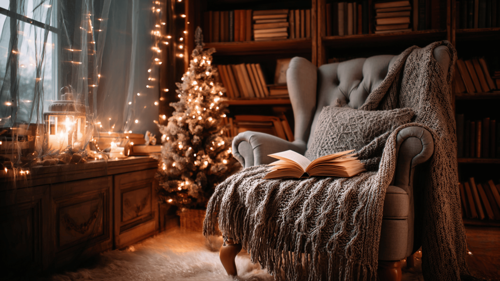 cozy reading nook