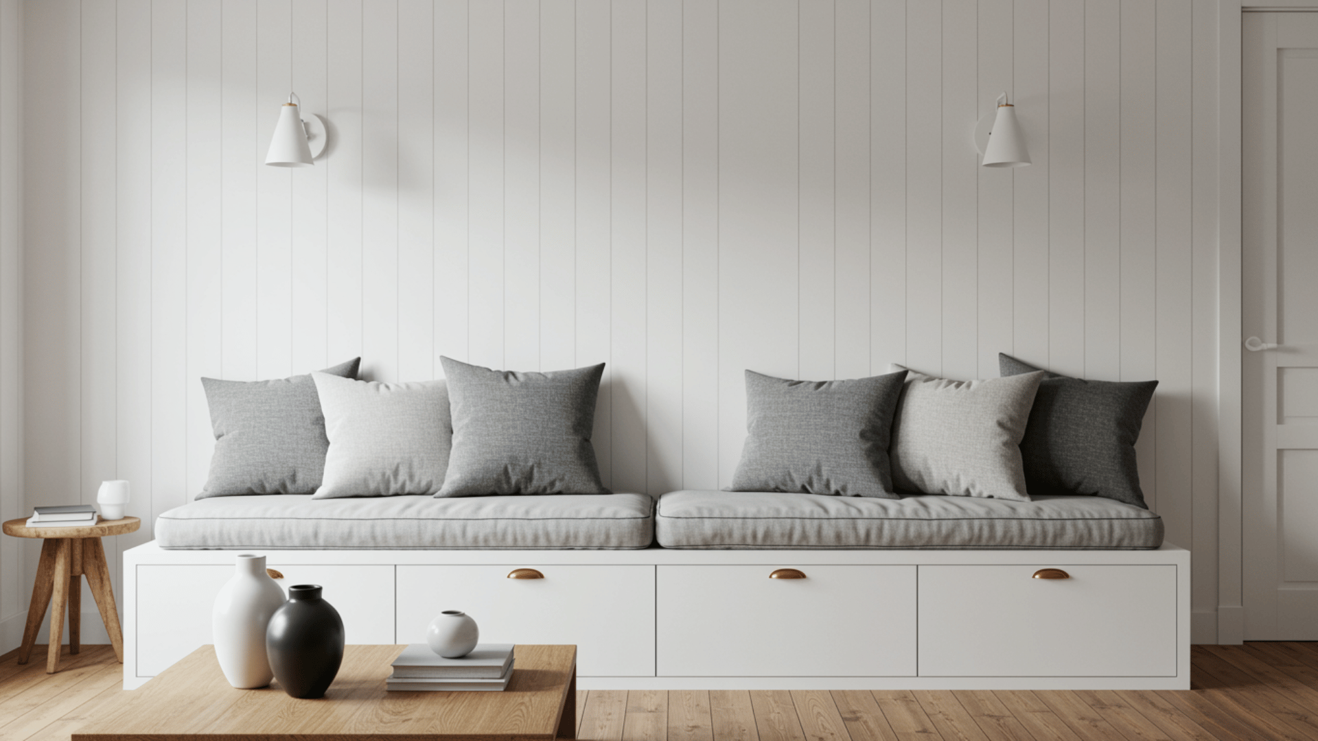 custom built ins clean look