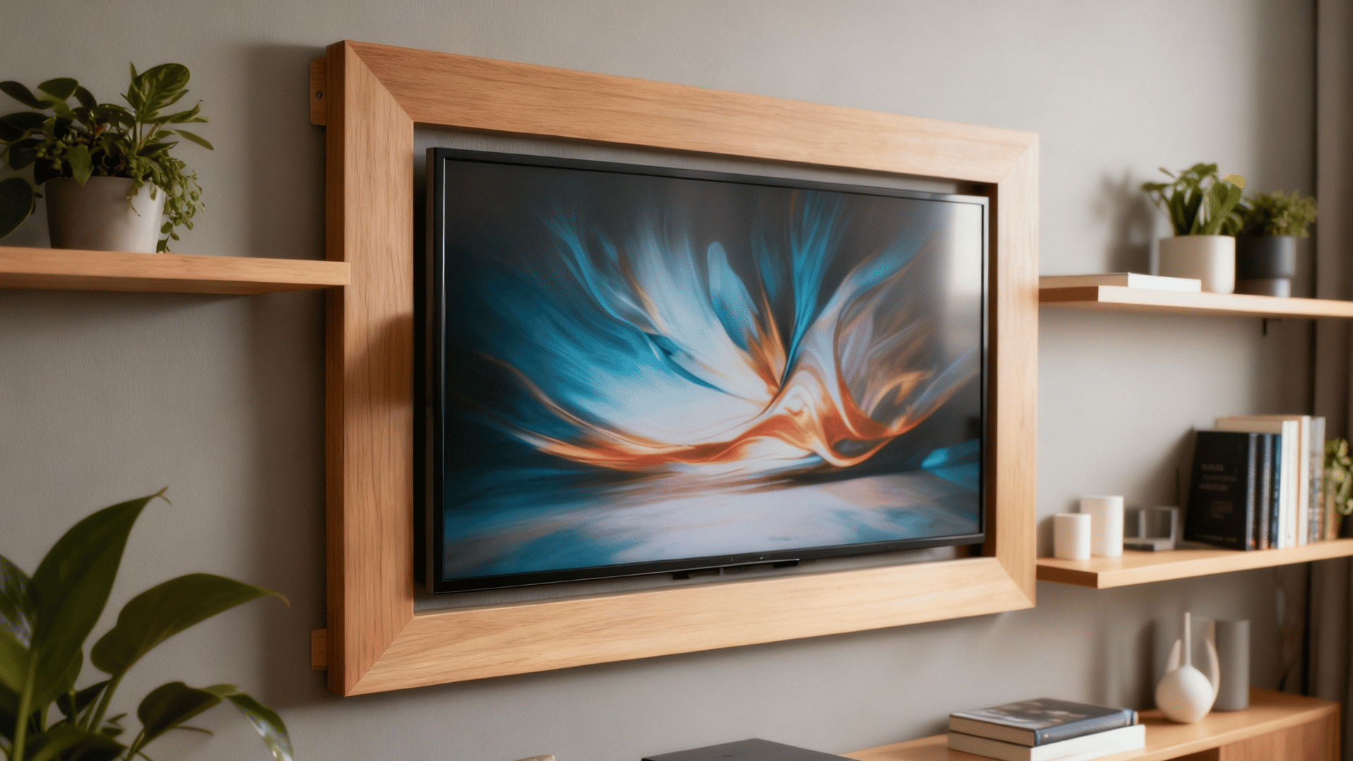 diy tv frame