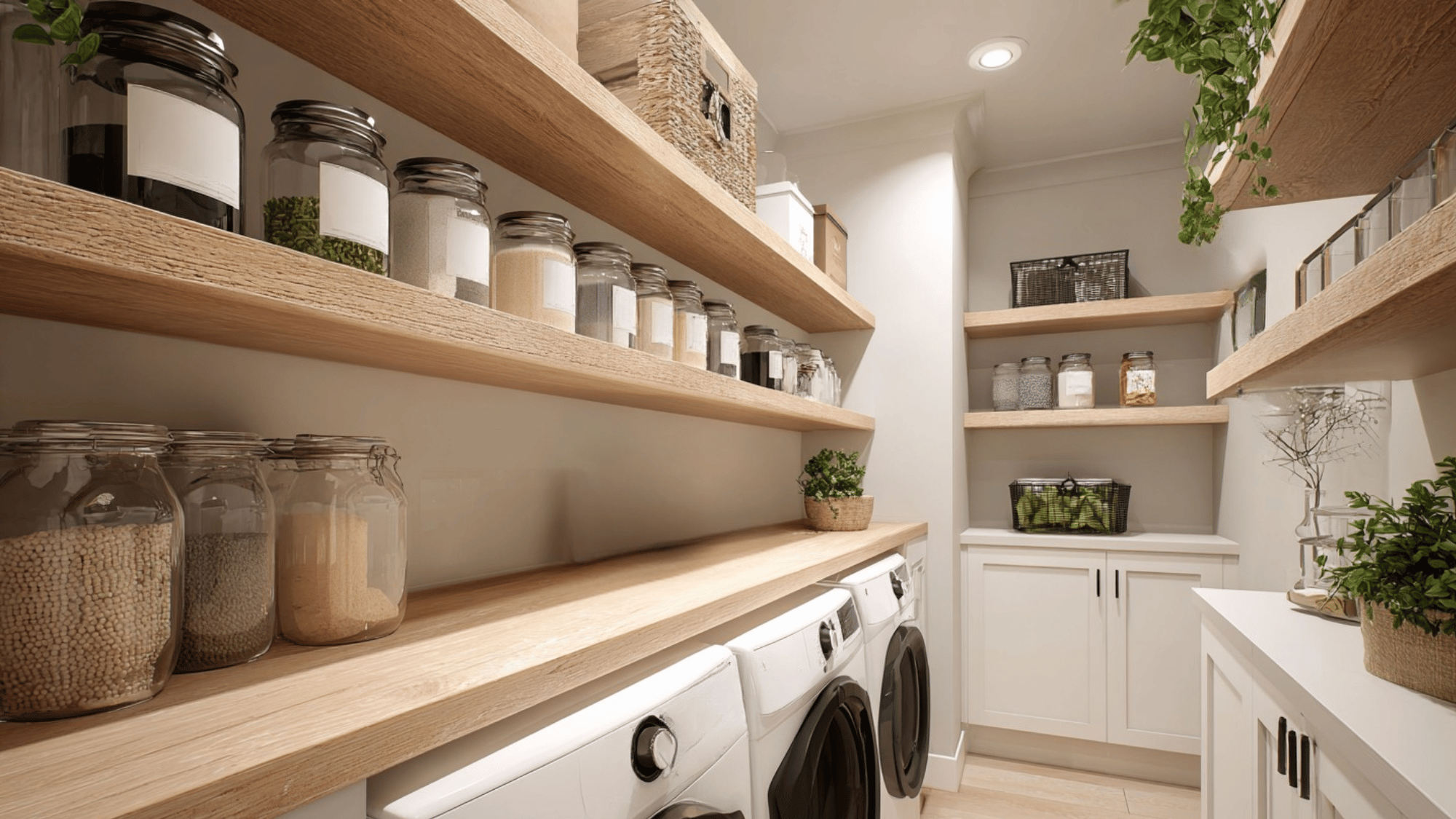 dual purpose laundry and pantry