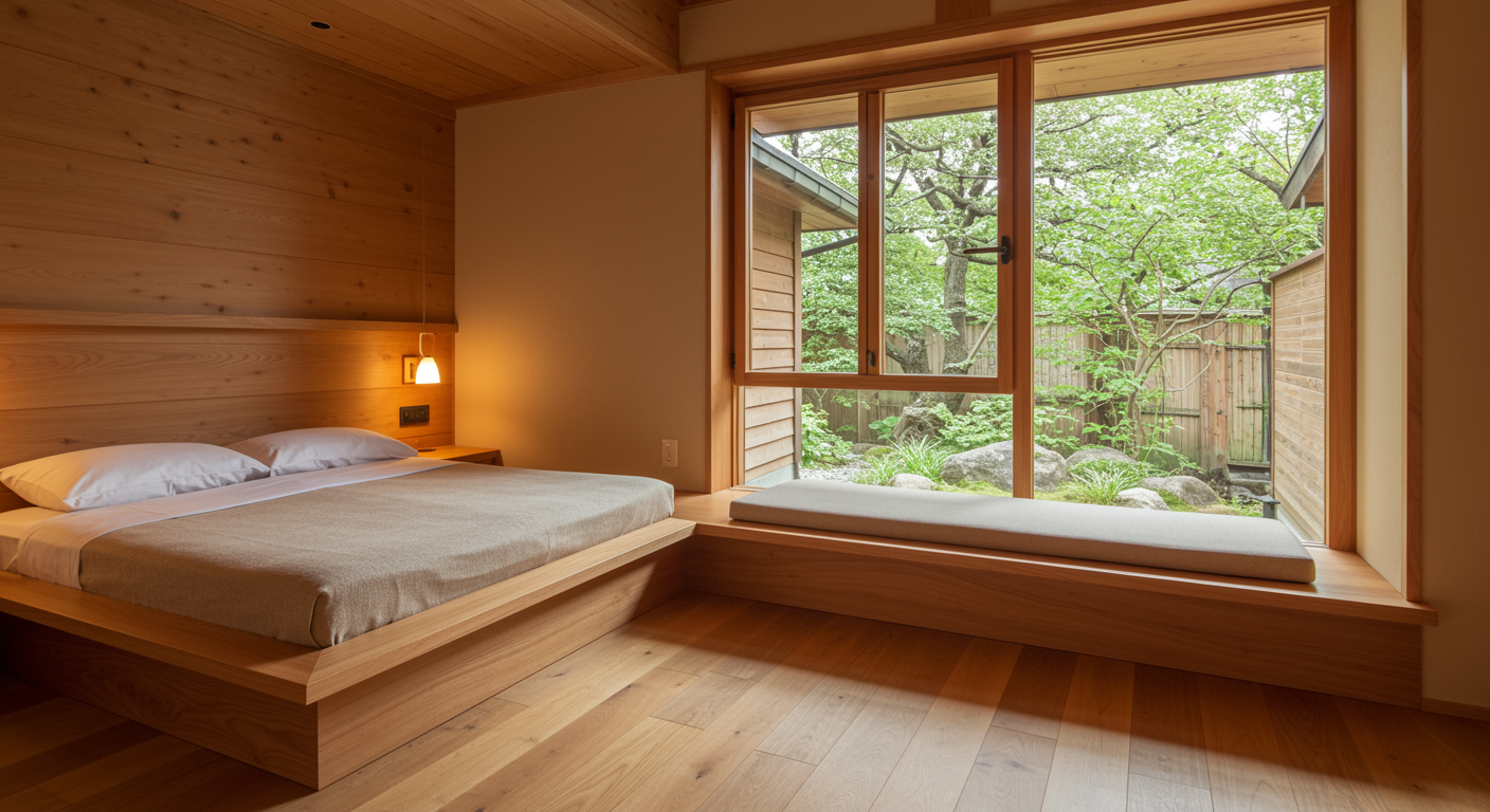 engawa inspired window ledge