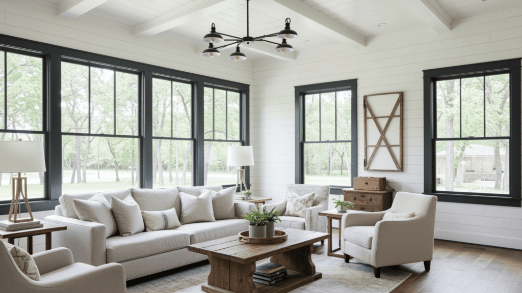 23 Farmhouse Window Trim Ideas for Every Home - A Diamond in the Stuff