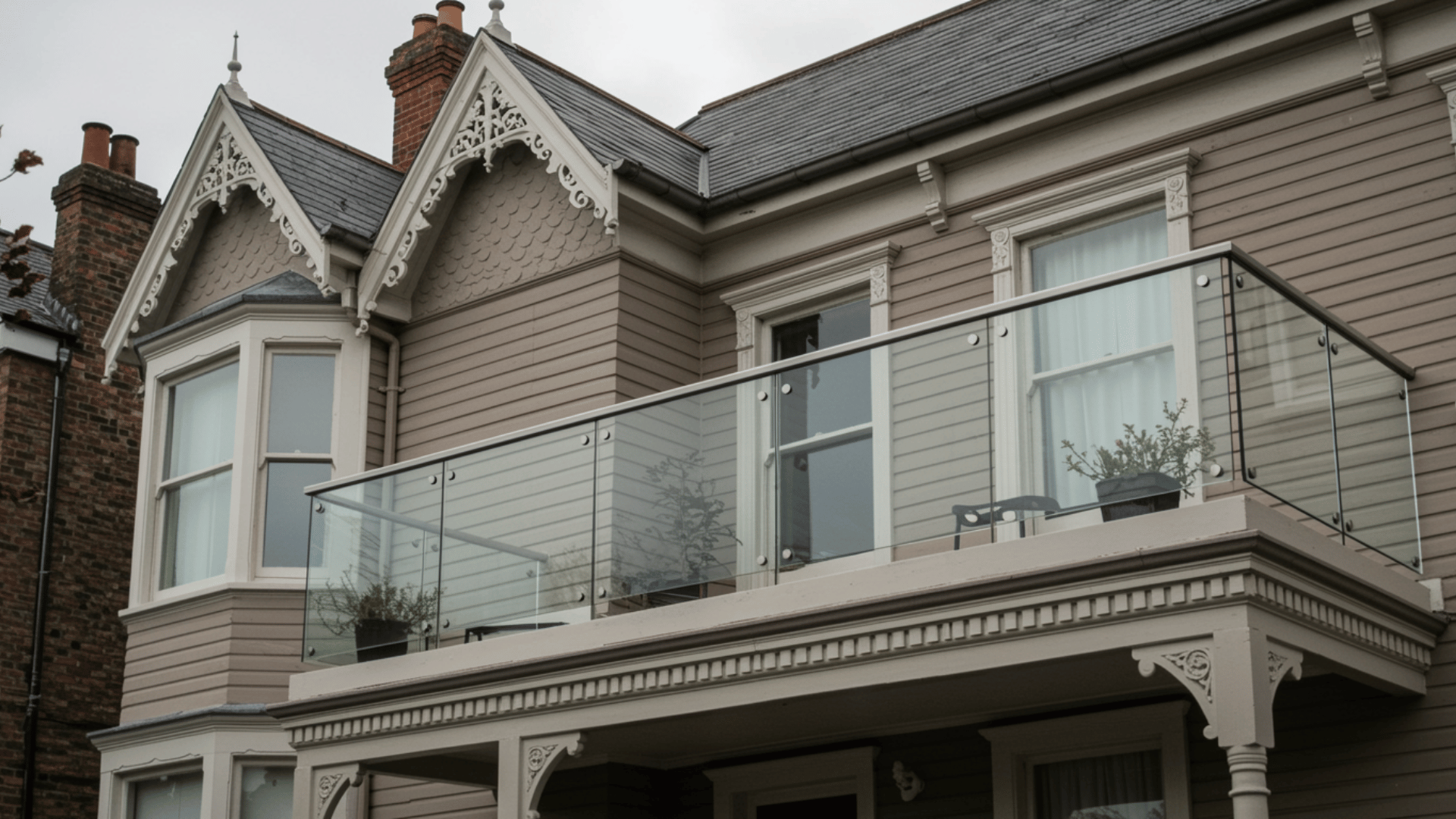 glass balcony railings