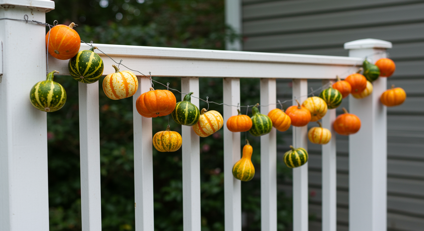 gourd garland creation