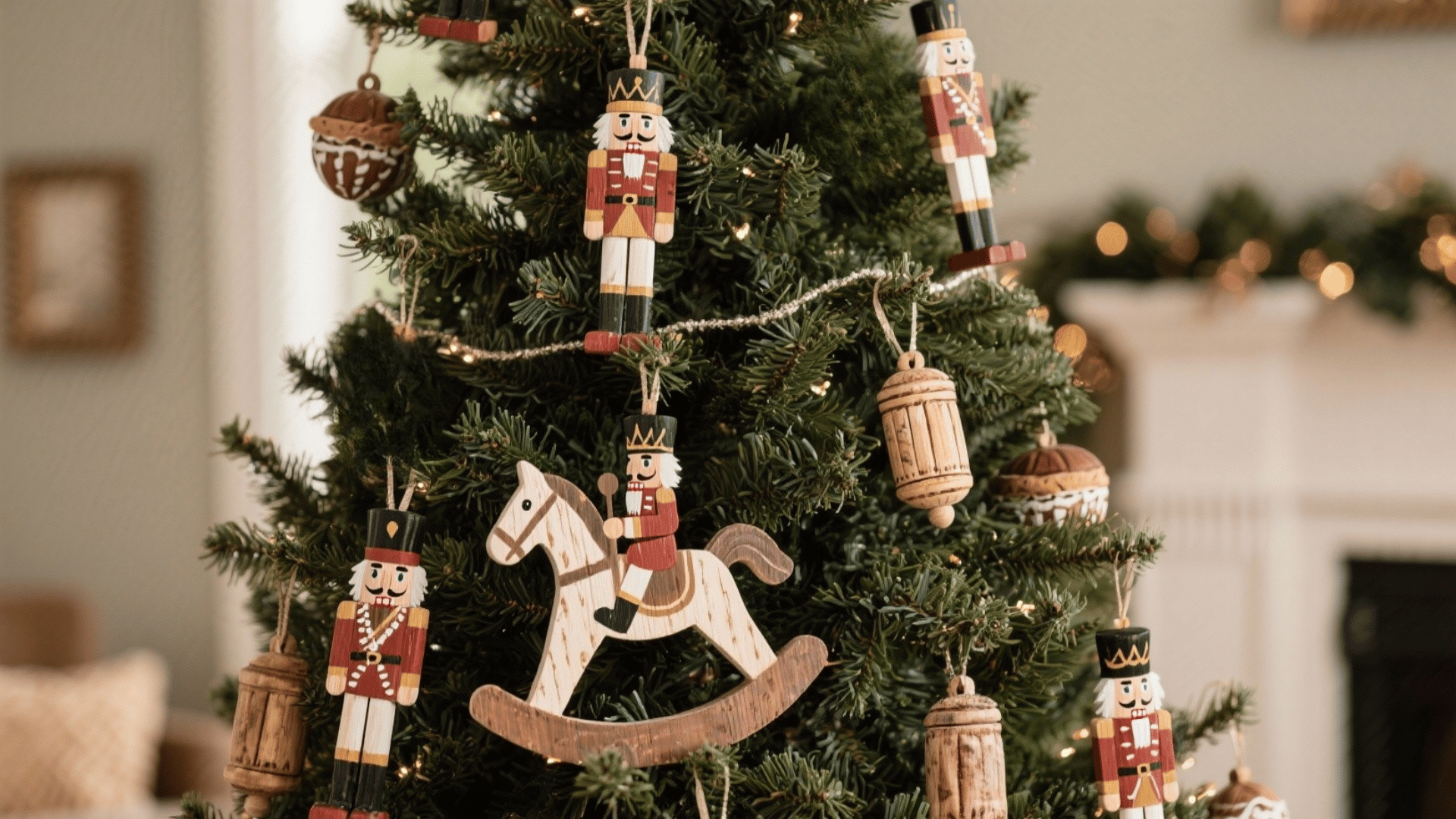 hand painted wooden ornaments