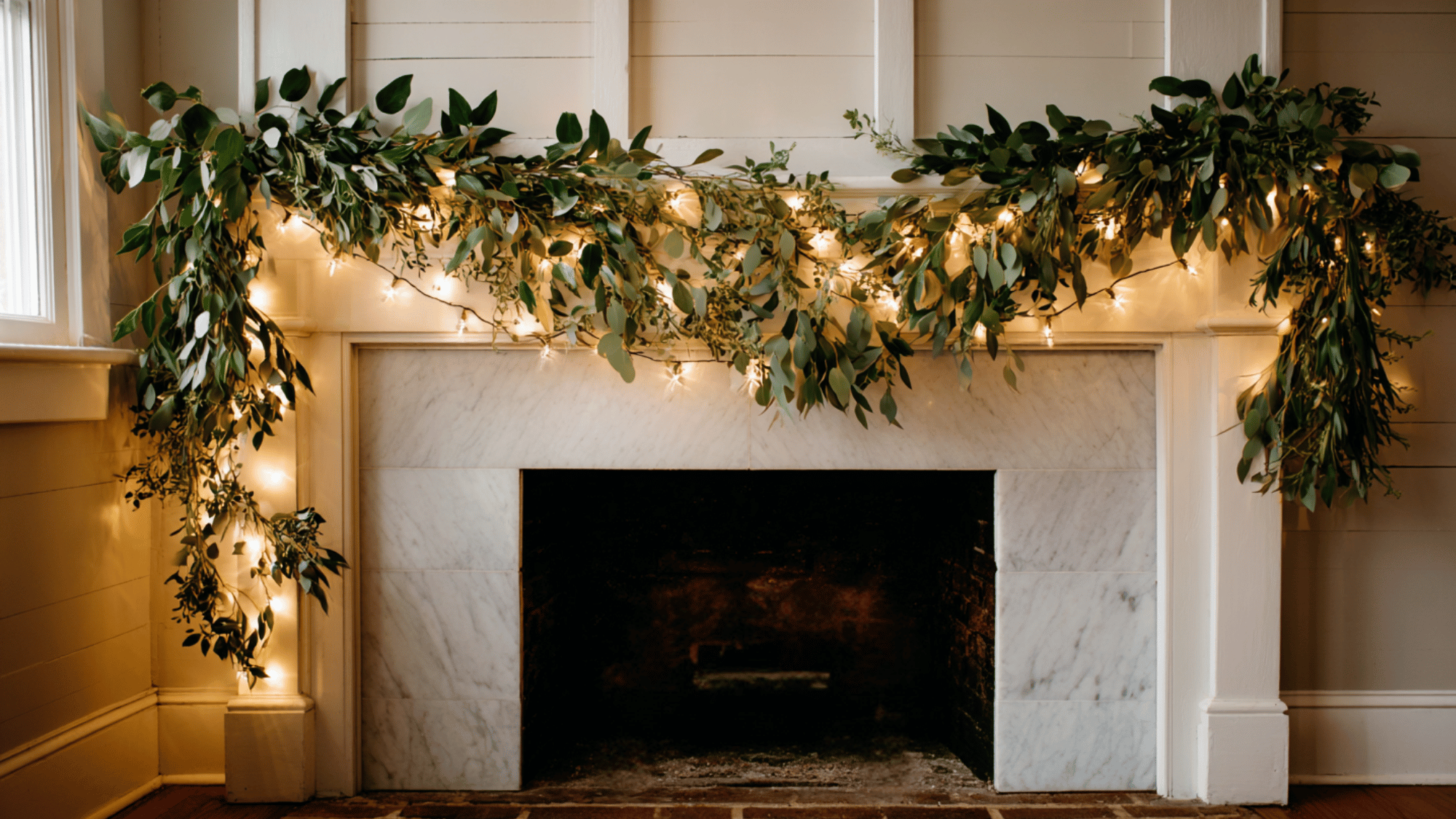 hang simple garlands 