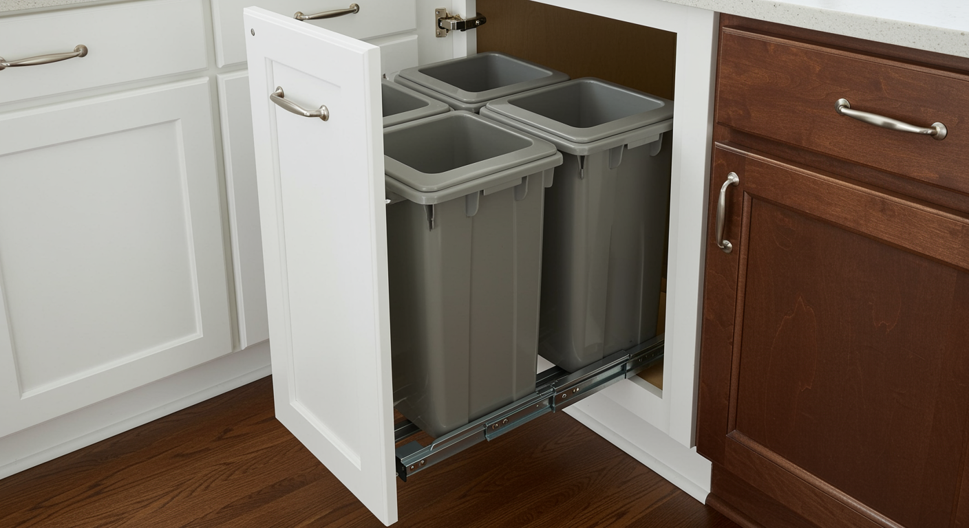 hidden trash compartments