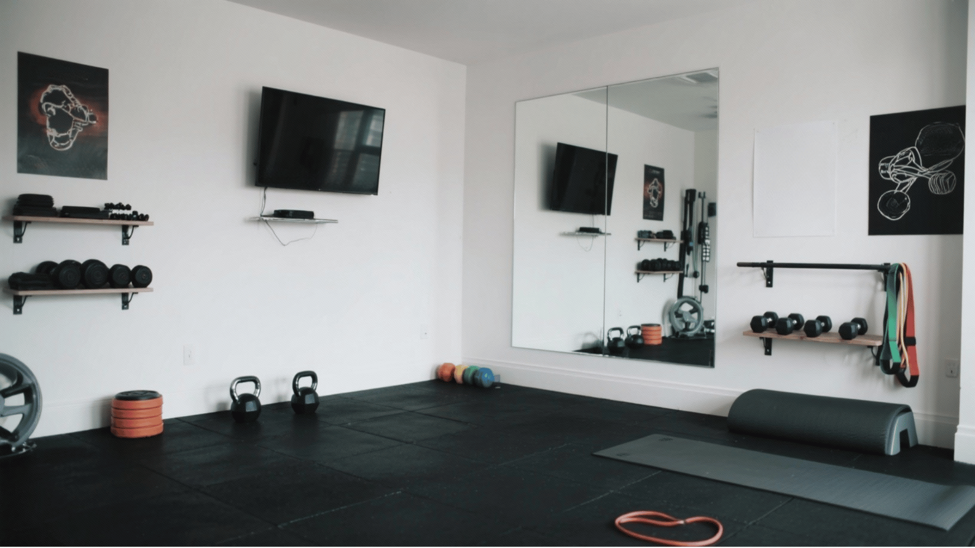 home gym and fitness studio