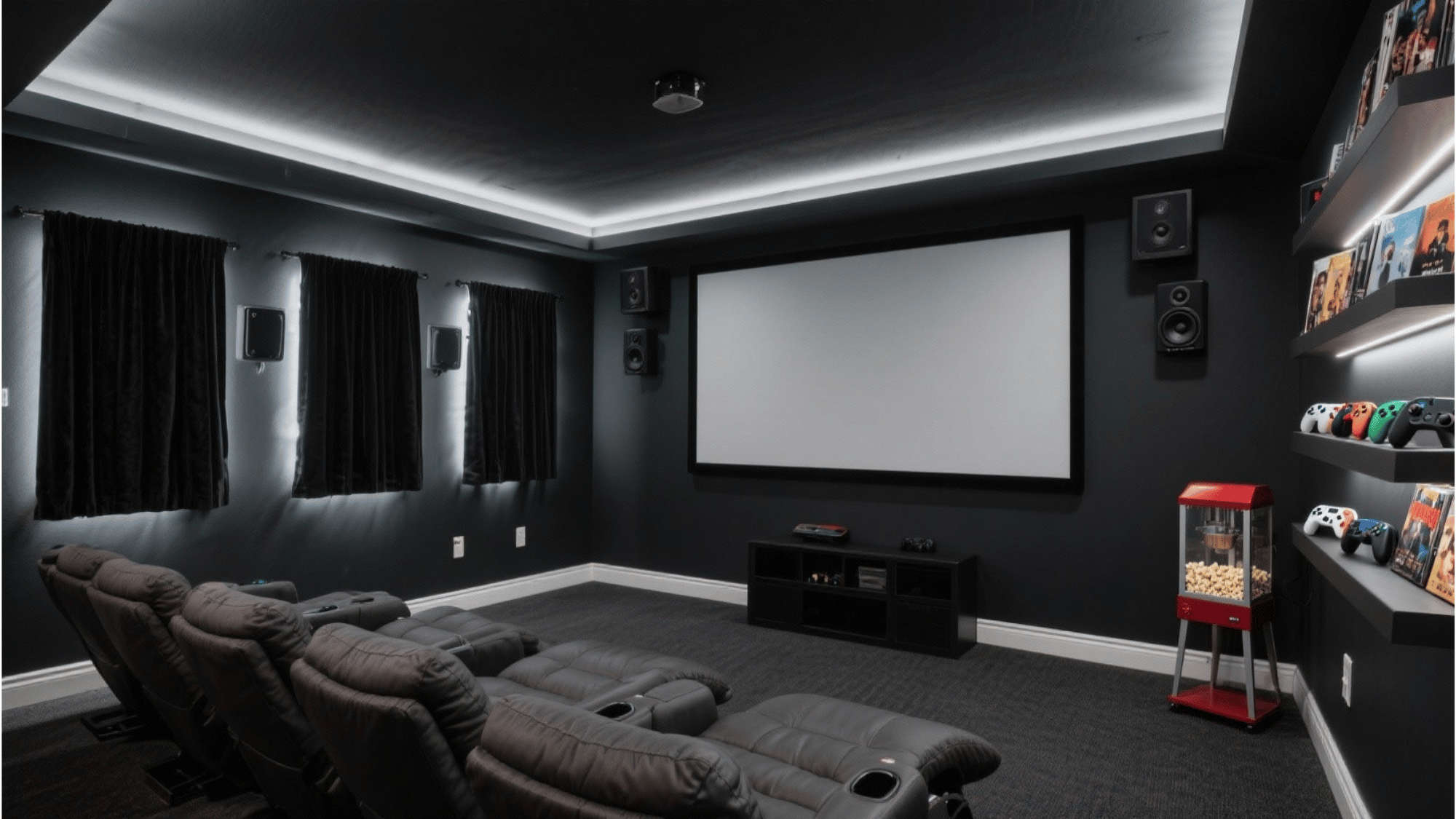 home theater entertainment room