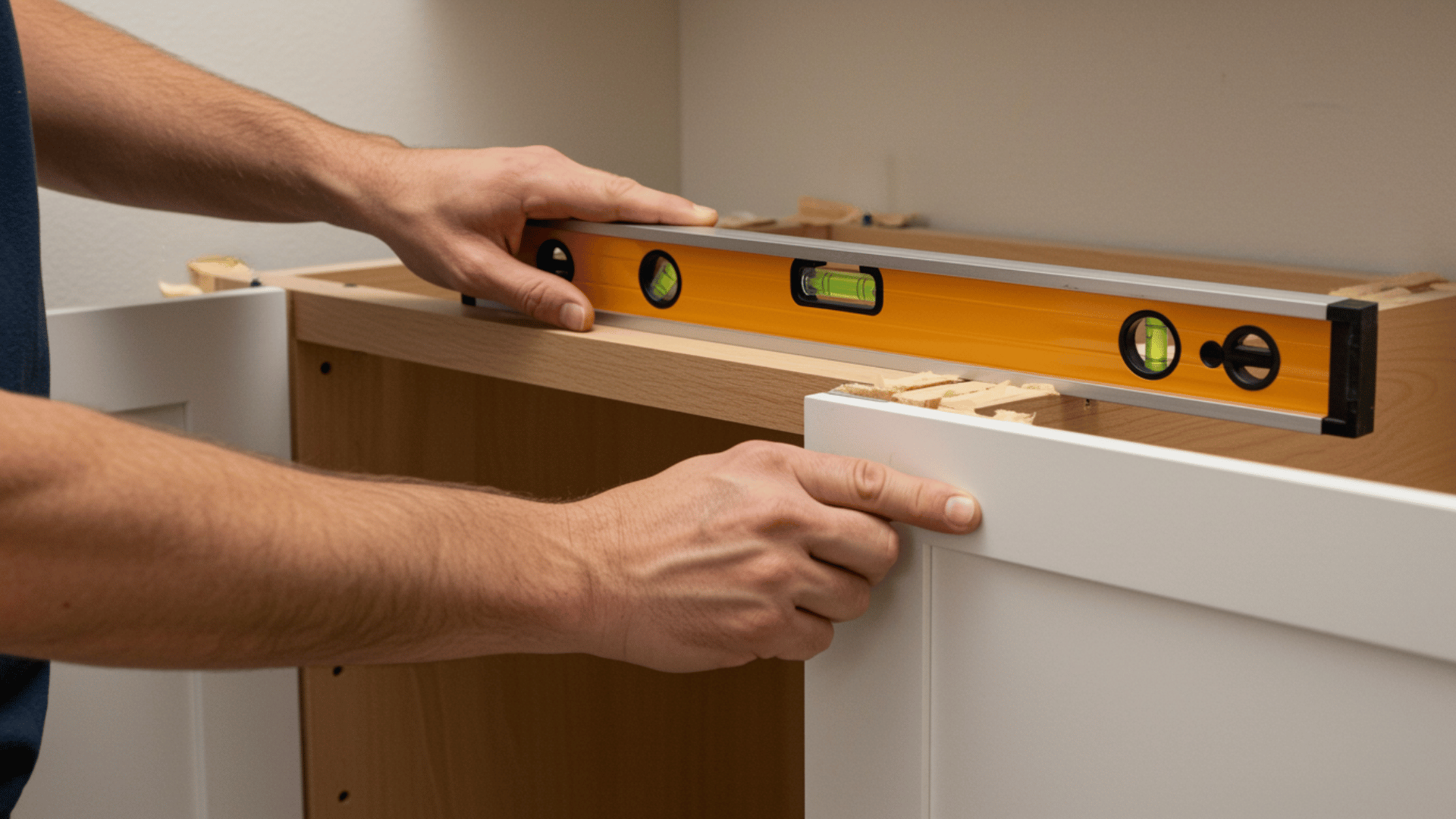 install foundation cabinets