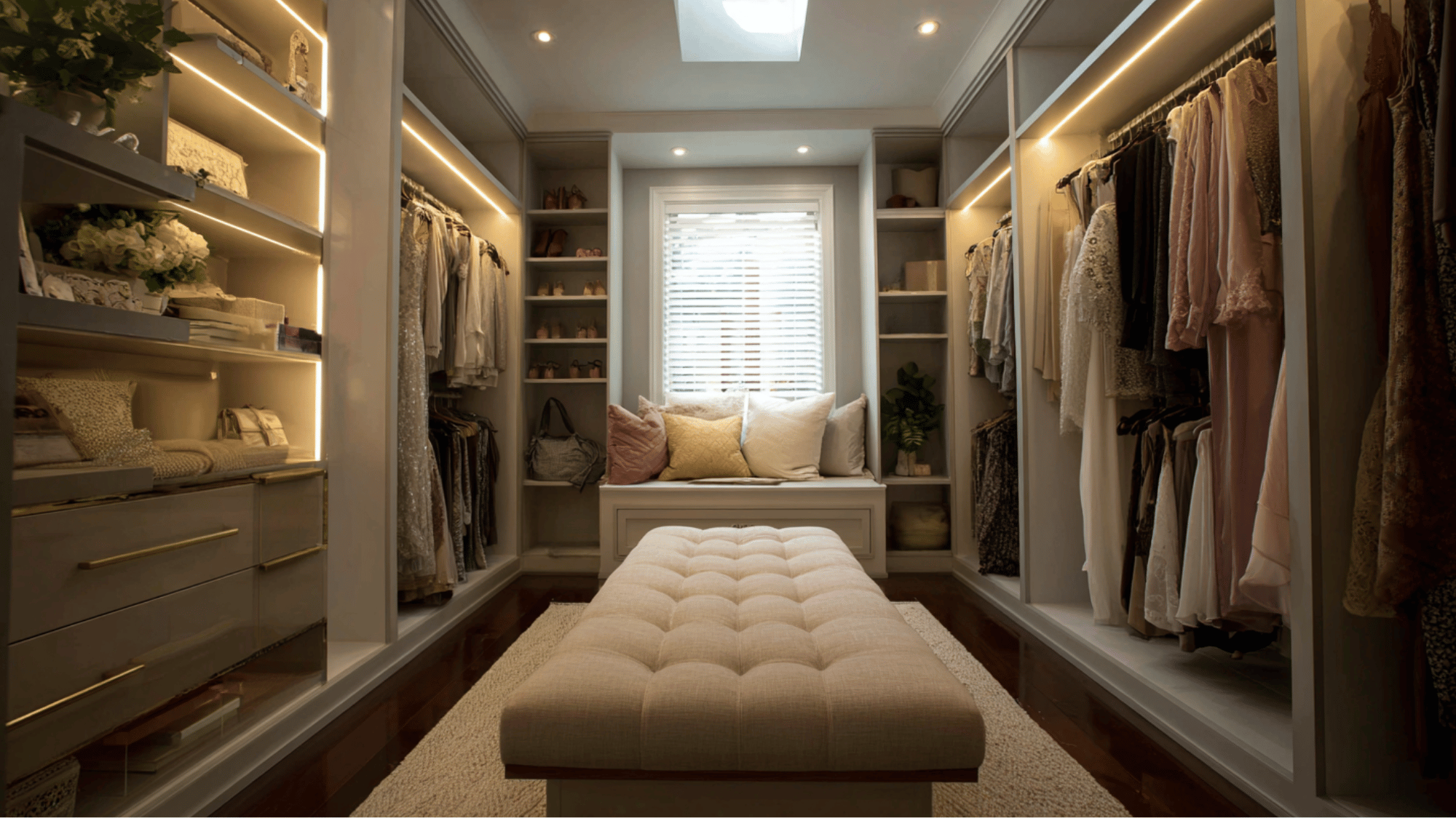 integrate a bench for comfort