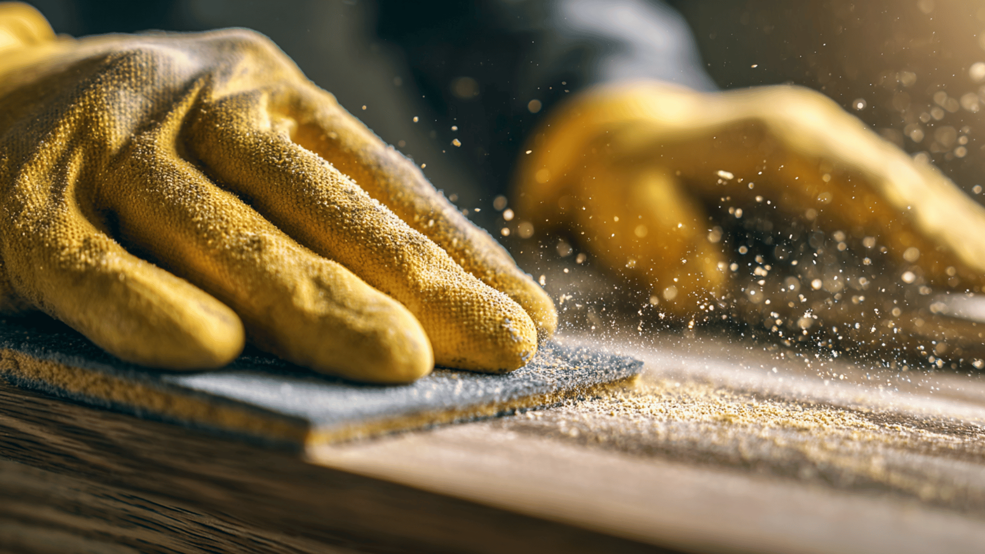 lightly sand or degloss