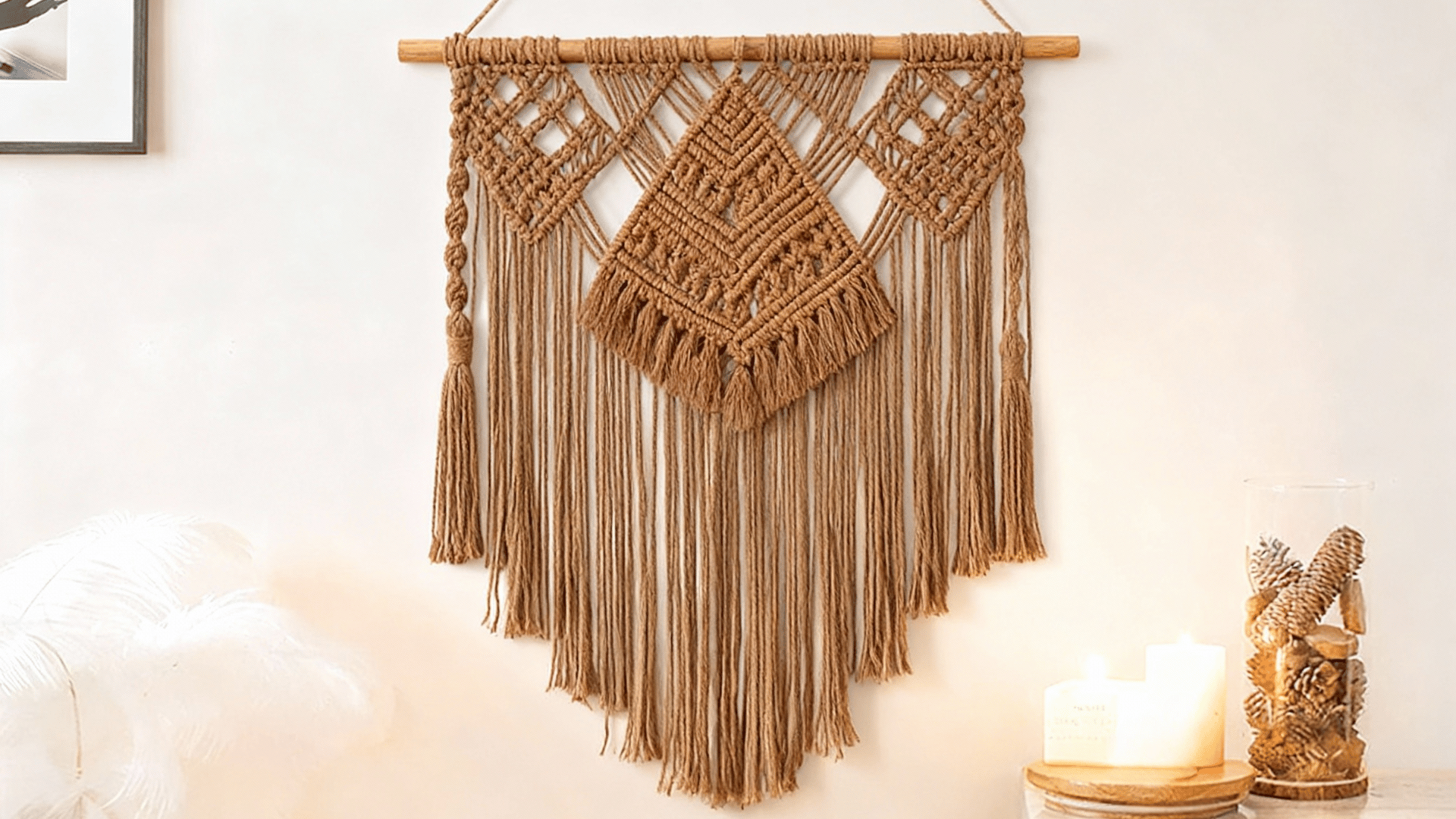 macrame wall hanging