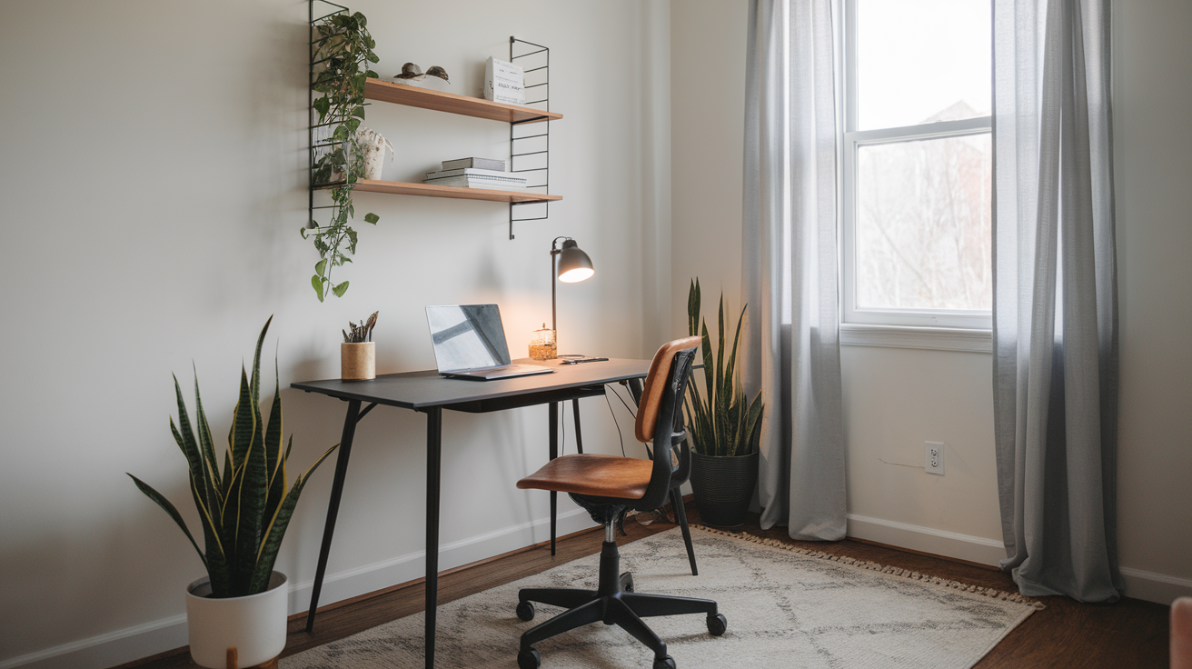 make a diy desk setup