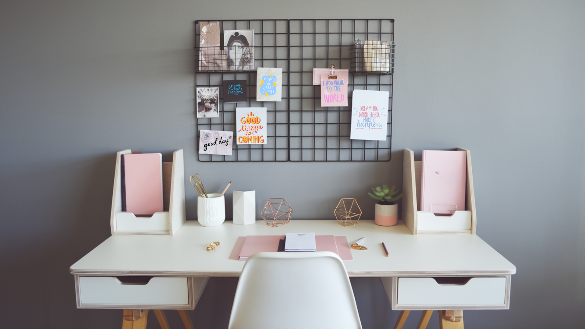 make a diy wall grid