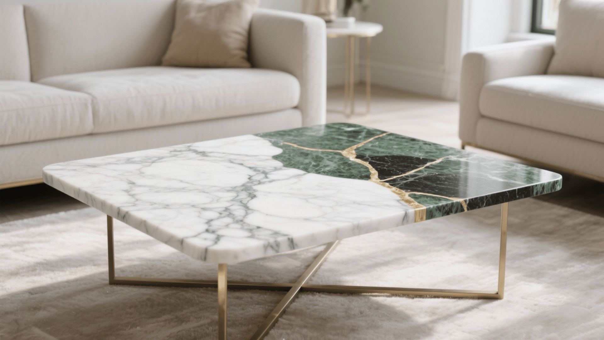 marble coffee table surface