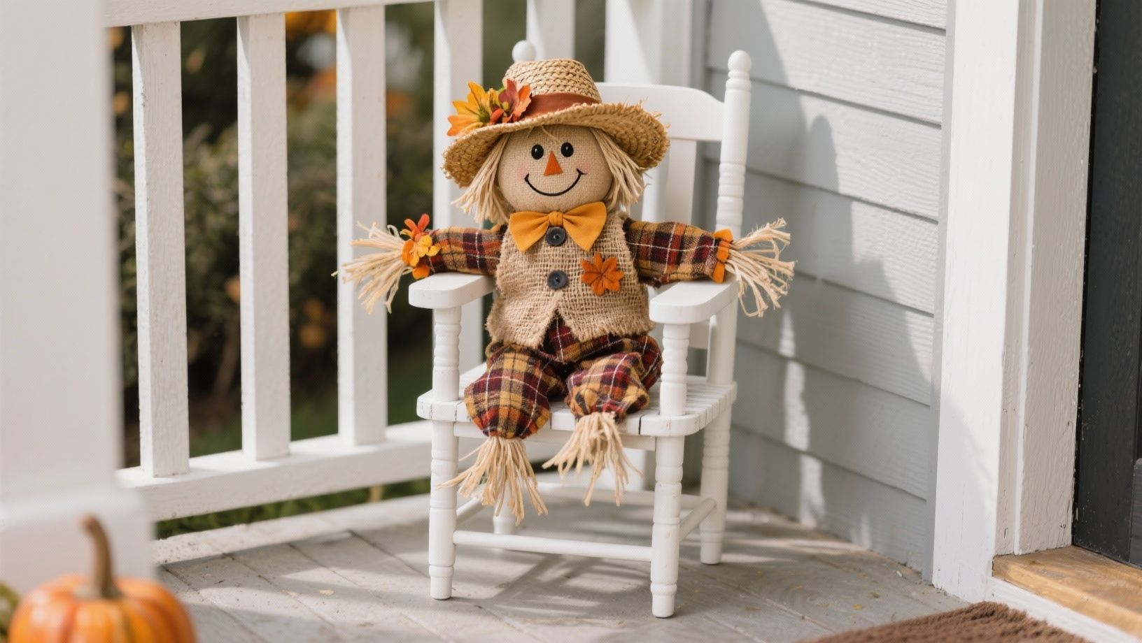 miniature scarecrow figure