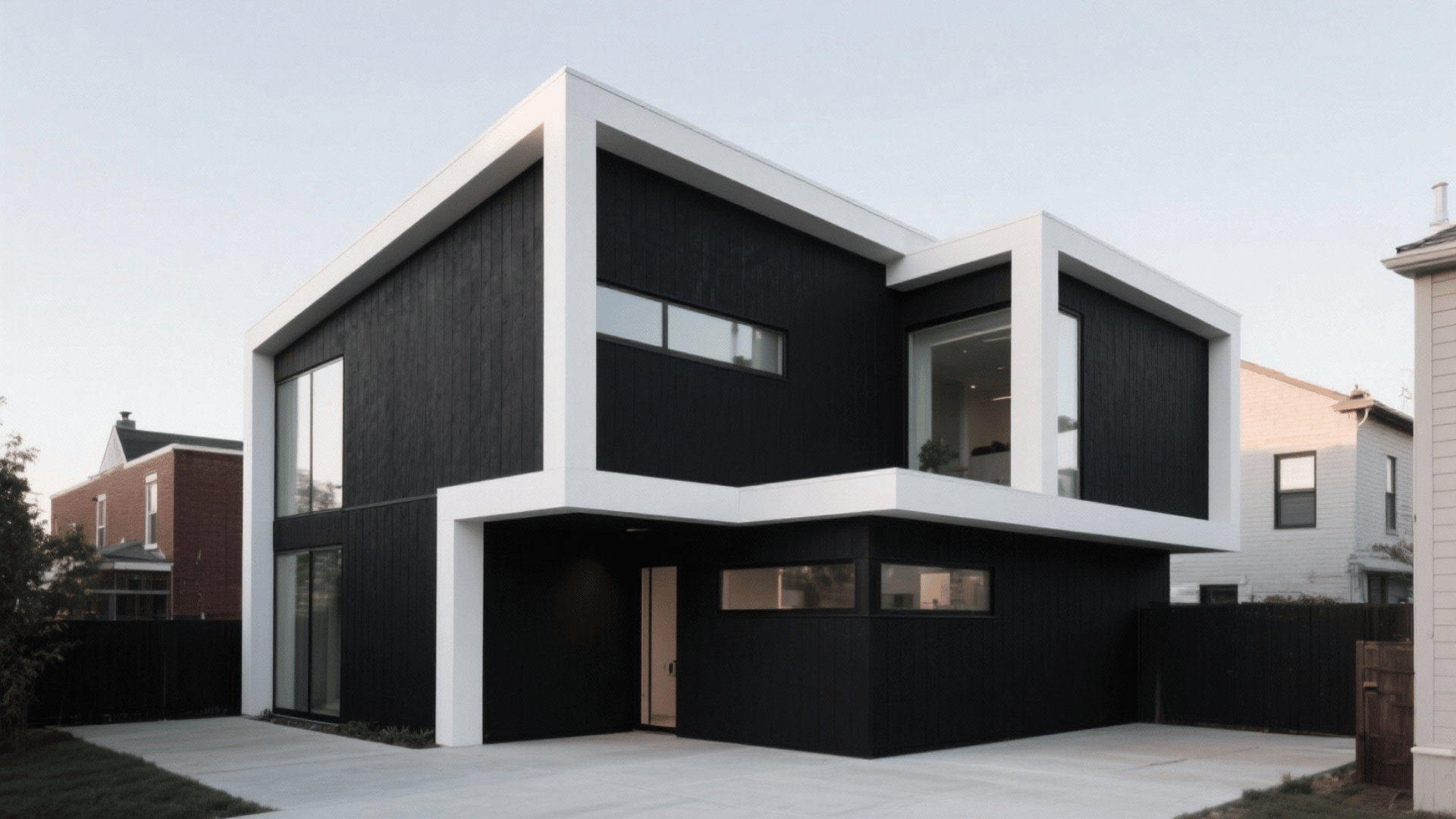 minimalist cube house