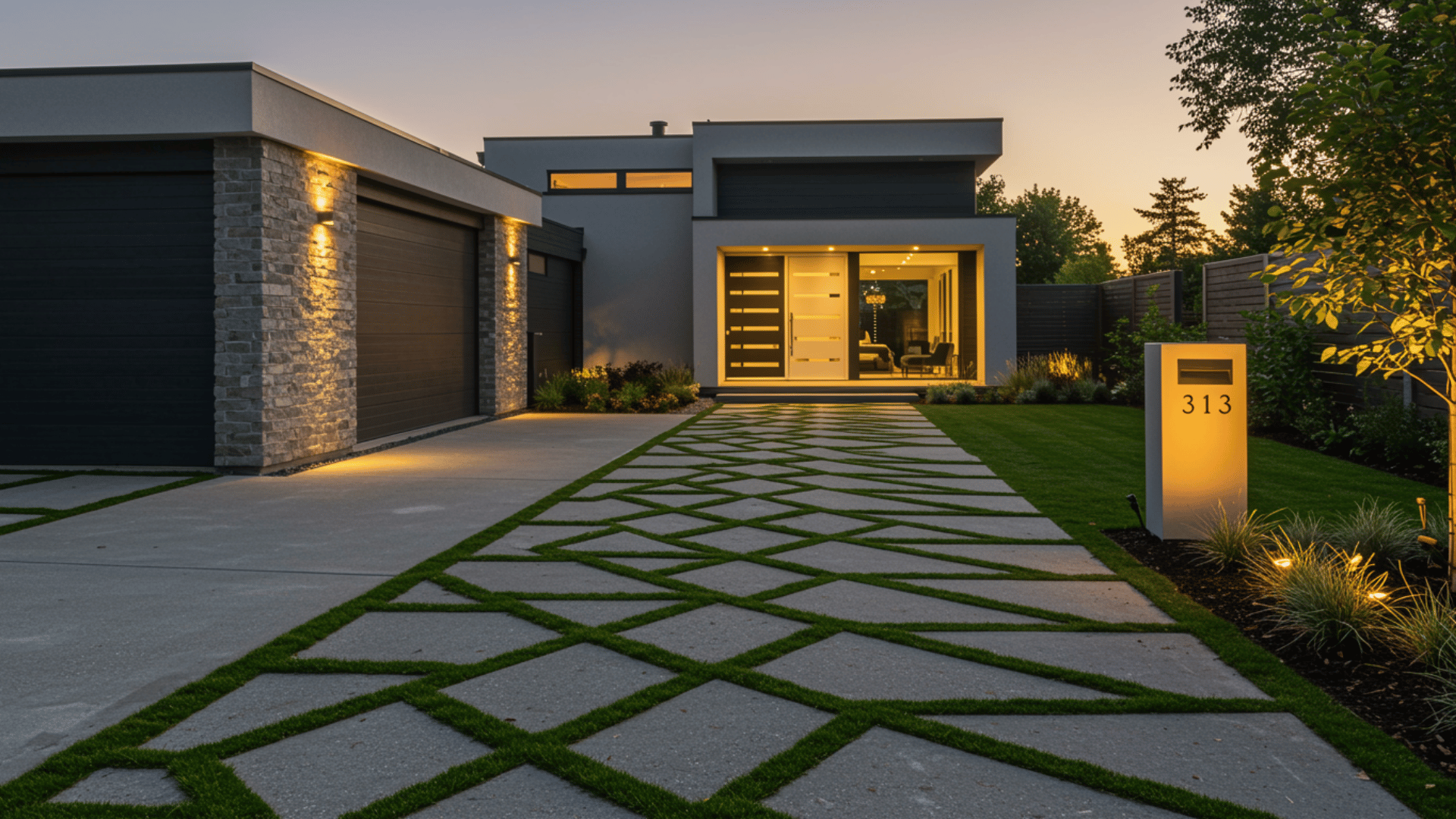 modern driveway ideas