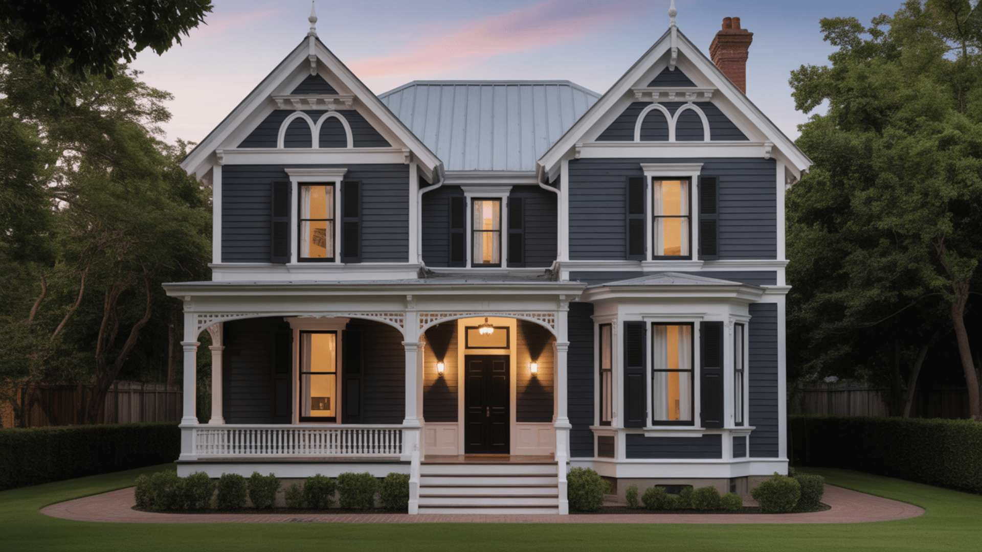 monochromatic exterior scheme