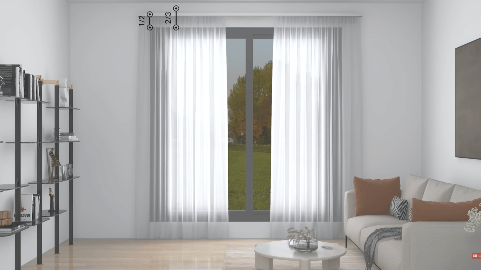 mount rod correct height