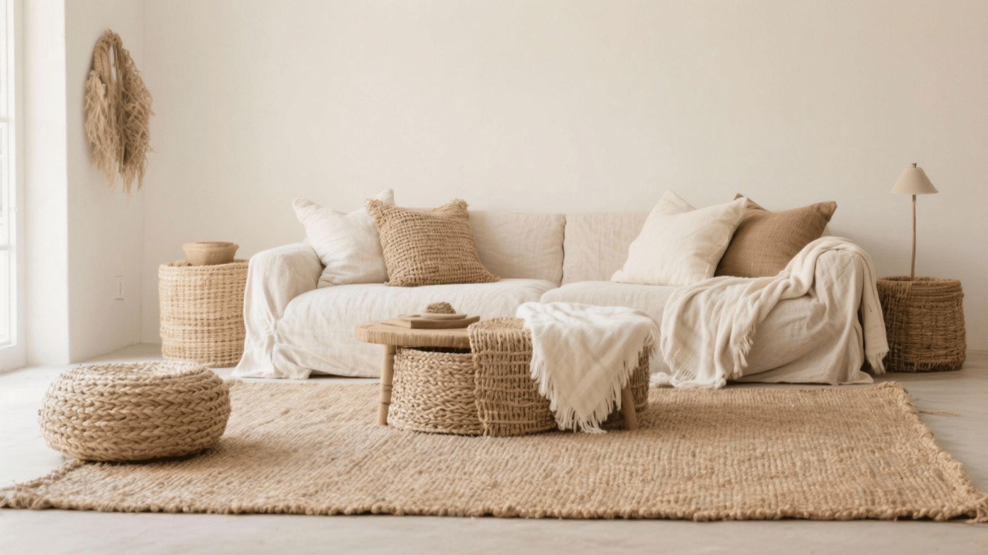 natural fiber layering